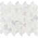 Calacatta Blanco Pattern Polished Marble Mosaic Tile