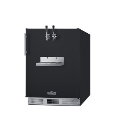 Summit Appliance 24" Wide Front Tap Built-In ADA-Compliant Cold Brew Coffee Kegerator