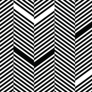 Murale à chevrons et chevrons