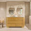 Ensemble de meuble-lavabo double 4 tiroirs Mari-566065689