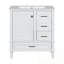 Armoire de salle de bain avec lavabo, porte à fermeture douce et 3 tiroirs-1323178868