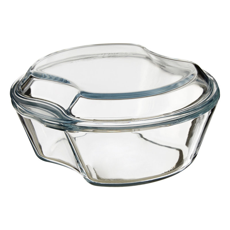 Symple Stuff Gillett Glass Dutch Oven, 1.5L