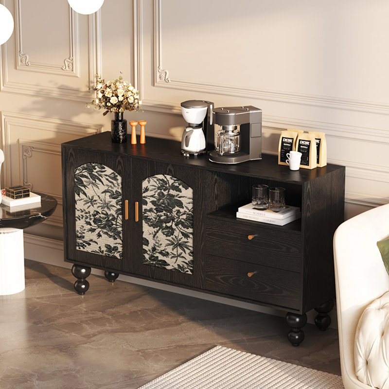 Buffet de luxe rétro de style américain, Noir