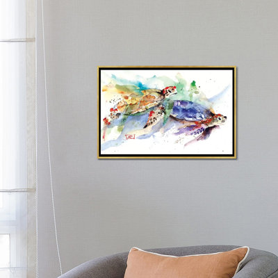 «Sea Turtles» par Dean Crouser - reproduction d'art