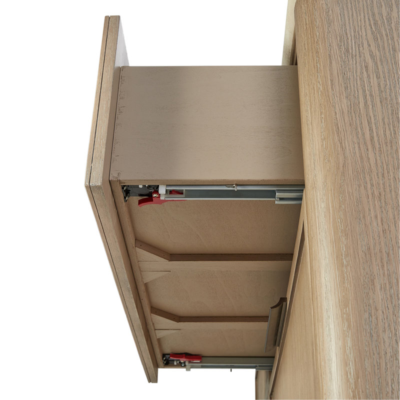 Commode en placage de chêne