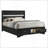 Black Queen Storage Panel Bed