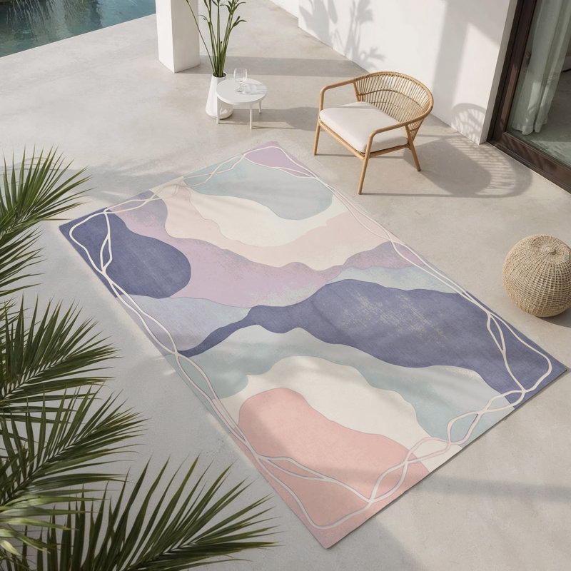 Dream Crest Indoor And Outdoor Area Rug, Rectangle 4' x 6'