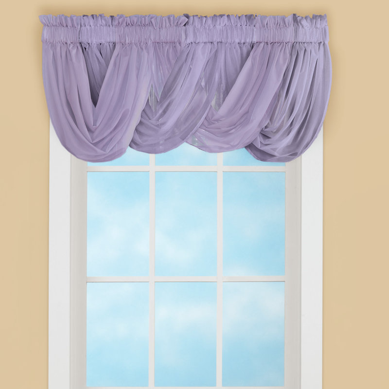 Furman Swag Window Valance, Lilac