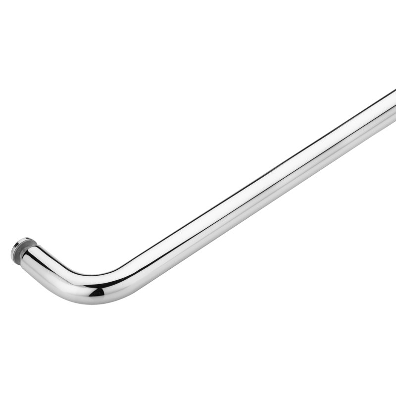 Porte-serviettes simple 18 po pour porte de douche en verre, Chrome poli