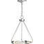 Luminaire d'intérieur en nickel poli à 3 lumières Paytience