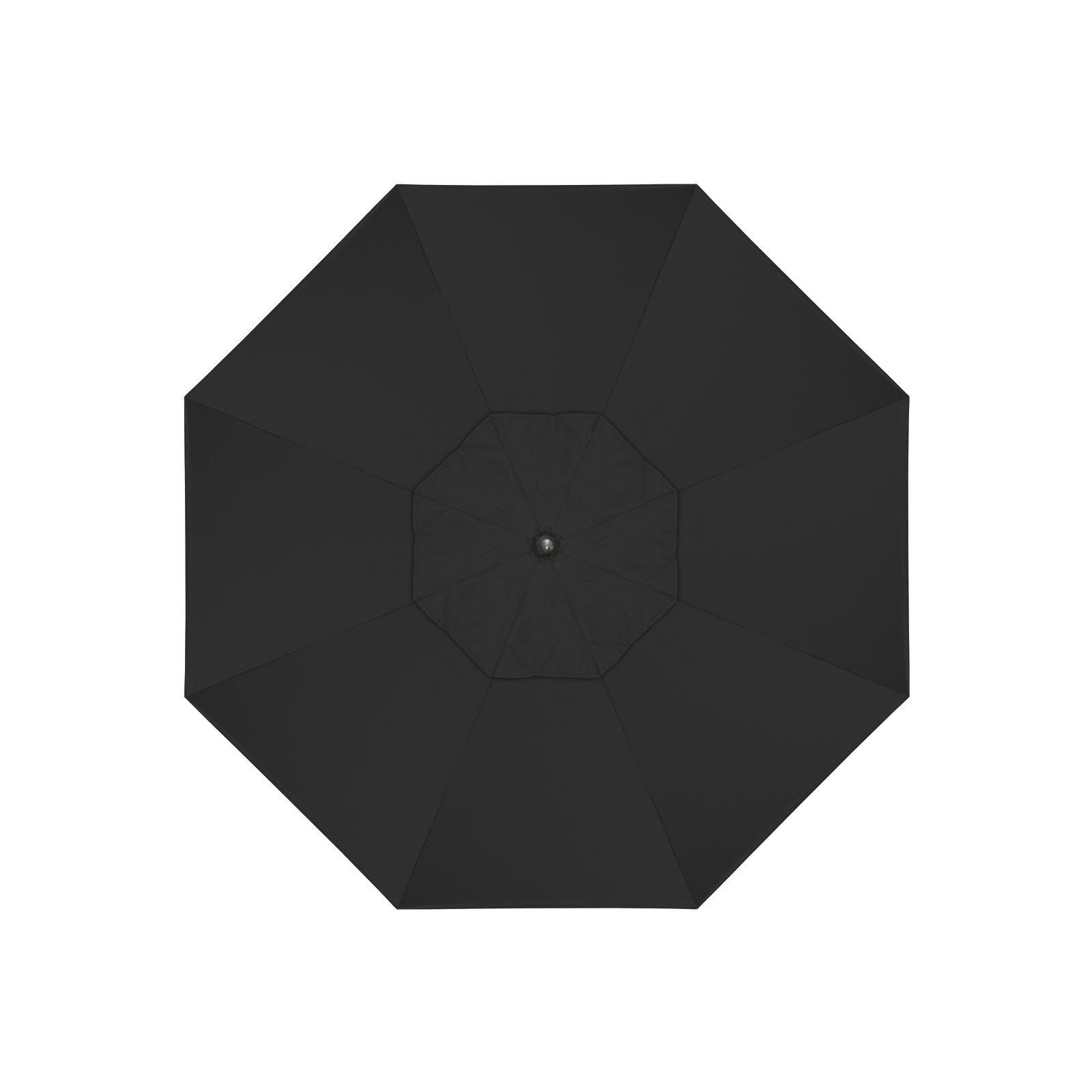 9' Market Sunbrella Umbrella, Canvas Black Sunbrella® Canvas