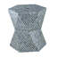 Tabouret de jardin Hexagonal Tapered Capiz