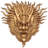 Tibetan Sculptural Dragon Wall Sculpture