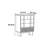Multi-functional drawer-style storage cabinet