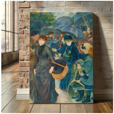 "The Umbrellas" par Pierre-Auguste Renoir, reproduction d'art sur toile