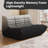 52'' W Bean Bag Chair, Modern Loveseats, Large Bean Bag Chair For Adults, Bean Bag Chairs For Teens With High-resilience Foam, Non-slip Base Floor Lounge Sofa, Living Room-117042970