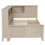 Lit de jour simple avec tablettes de rangement et 3 tiroirs, lit de jour-2029029986