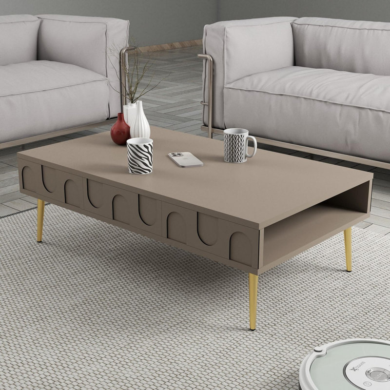 Glorias Coffee Table, Atlas, Gold