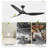 Kaviona 68'' Ceiling Fan with LED Lights