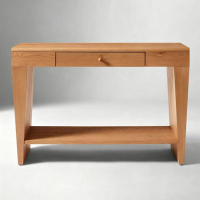 French-style wooden rustic entrance table