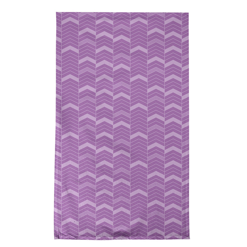 Stephenie Tea Towel Kitchen Towel, Dark Purple/Light Purple, Cotton Twill