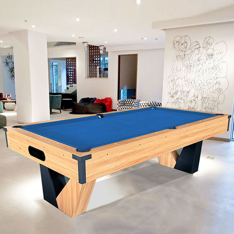 Table de billard commerciale multifonctionnelle trois-en-un, Bleu