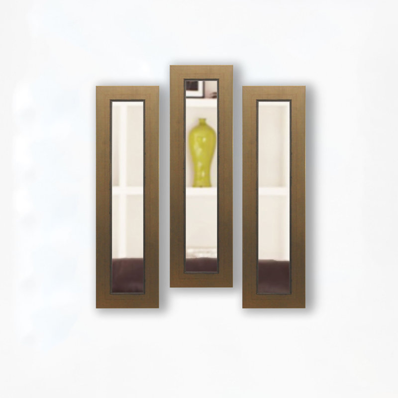 Ensemble de 3 miroirs 3 pièces Doylestown, H 25 po x l 9 po