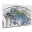View Of Planet Earth In Abstract - Wrapped Canvas Print-55301957