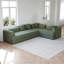 Canapé-lit convertible de 78,7 pouces avec coussin cylindrique, canapé-lit pliant en chenille, canapé-lit pliant avec poche latérale, canapé-lit de plancher, 2 pièces-1275271714