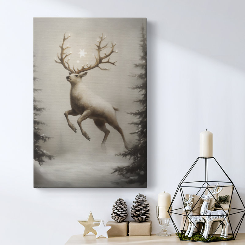 Art des Fêtes de Noël - Toile tendue avec châssis - Série 2-CCSCXV, H 27 po x l 18 po