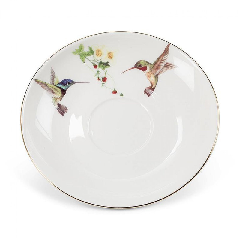 Set Of 2 Hummingbird Cup & Saucer