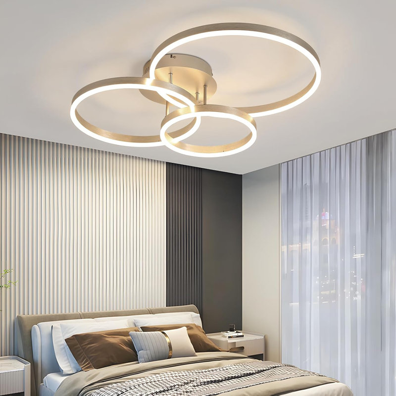 3-Light Dimmable LED Flush Mount