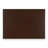 43-Inch Rectangular Wood Dining Table, Cappuccino Finish