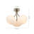 Dollinda Glass Semi Flush Mount-1223553957