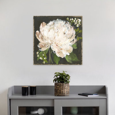 «Fruit of the Flower I Delicate Organic Contemporary Peony Nature», art floral
