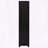 Black 3-Shelf Media Tower with Cabinet