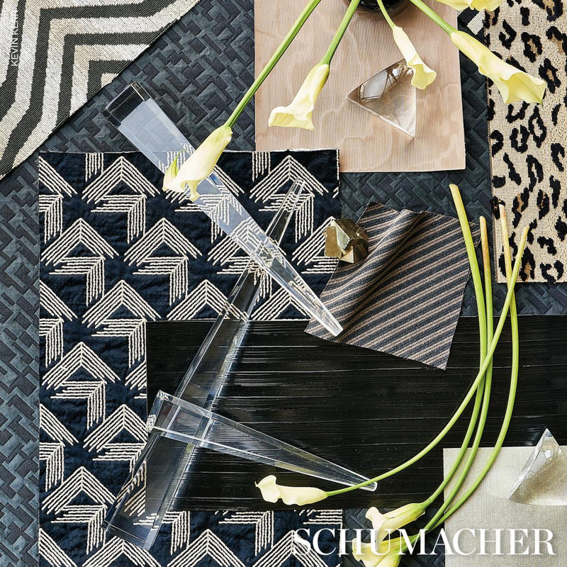 Dolomite Performance Wallpaper, Black