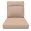 Coussin d'extérieur 24,5 x 27 po pour chaise à dossier haut, coussin de remplacement épais de 6 po, ensemble de coussins de chaise Adirondack-1761399718