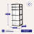 HOMZ 2-Pack Bin Organizer Tower, Clear Plastic Storage with Drawers, Medium Storage Containers for Dorm, Home, and Office-126248688-126248687