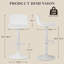 Tabouret de bar rotatif à hauteur réglable avec cadre en métal Modern 360-2104600007