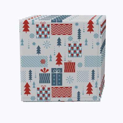 Emily-Rae 100% Cotton No Pattern Square Napkin