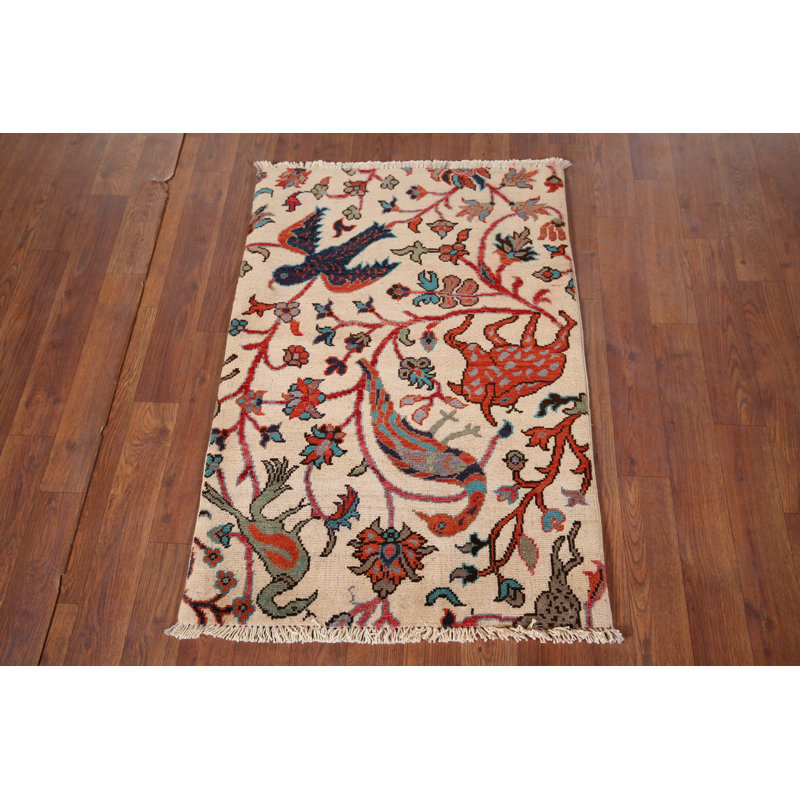 Animals Design Ziegler Handmade Accent Rug 2x3