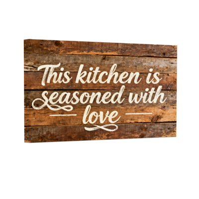 Texte et chiffres Cette cuisine est assaisonnée d'amour