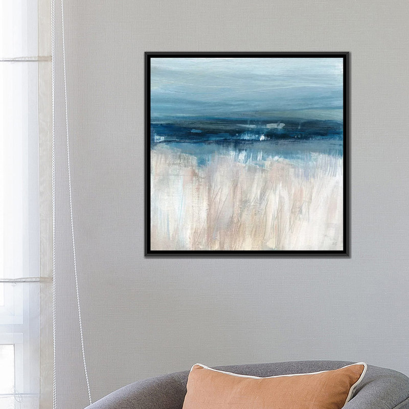 « on the severn ii », impression sur toile, H 37 po x l 37 po x P 1,5 po, Toile avec cadre noir, Pas de tapis
