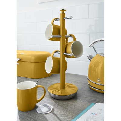 Swan Retro Towel Pole and Mug Tree