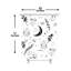 Rideau de douche Boho Moon