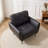 Corvo Faux Leather Armchair-1931408126