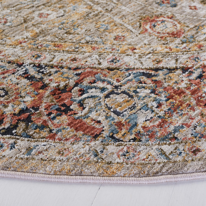 Silverado Performance Oriental Rug, Round 6'4"
