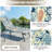 70" x 22.3" Extra Long Chaise Lounge Cushion – 3.4" Thick Fade-Resistant Pad with Removable Machine-Washable Cover – Water-Resistant Replacement Cushion for Outdoor Patio Sun Loungers-1137738224-1137738126