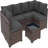 Outdoor Cushion Slipcovers Set for 6-Seater Wicker Rattan Sofa, Durable and Functional-1655250903